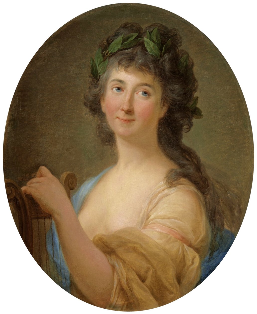 Portræt af Catherine Gattai Tomatis som muse af Marcello Bacciarelli