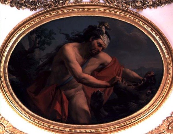 Strength, ca. 1777 (olie på lærred) af Marcello Bacciarelli