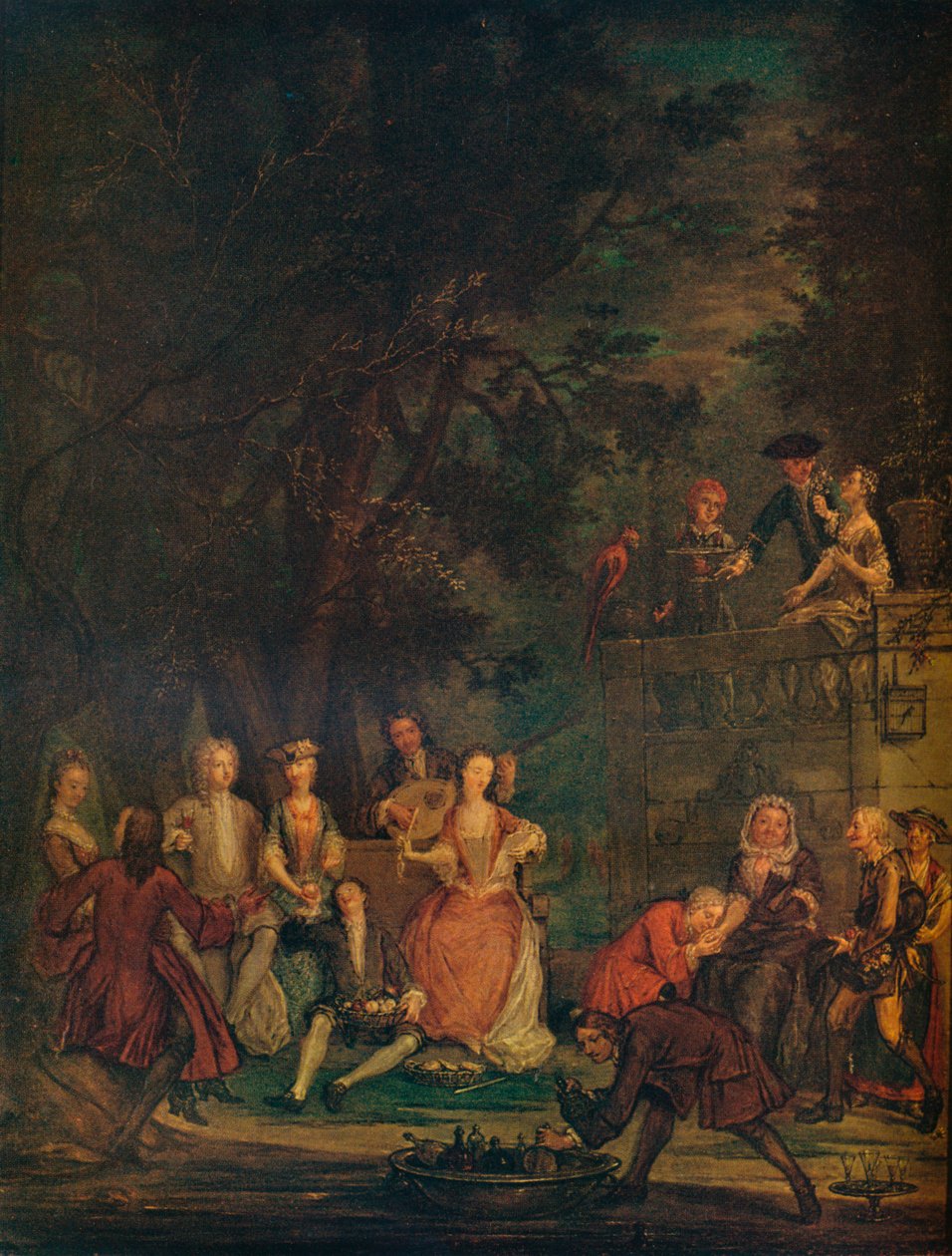 A Conversation Piece, c1700 1931 af Marcellus Laroon the Younger