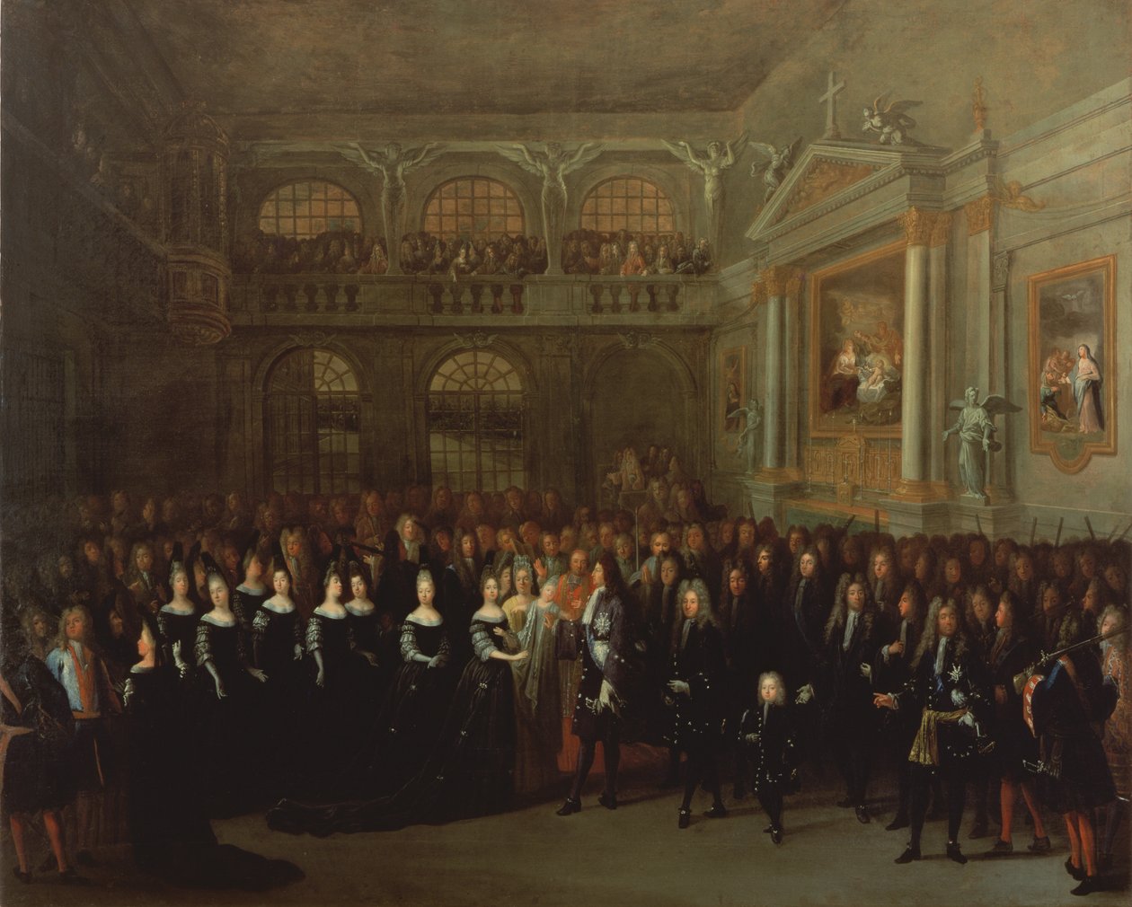 Ludvig XVI døbt en Pisani af Marchant