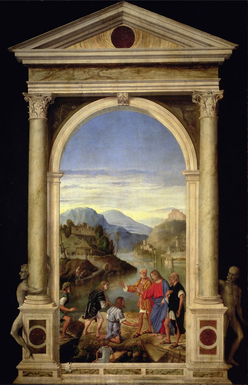 Salvelsen af Zebedæus sønner Jakob og Johannes, 1515 (panel) af Marco Basaiti