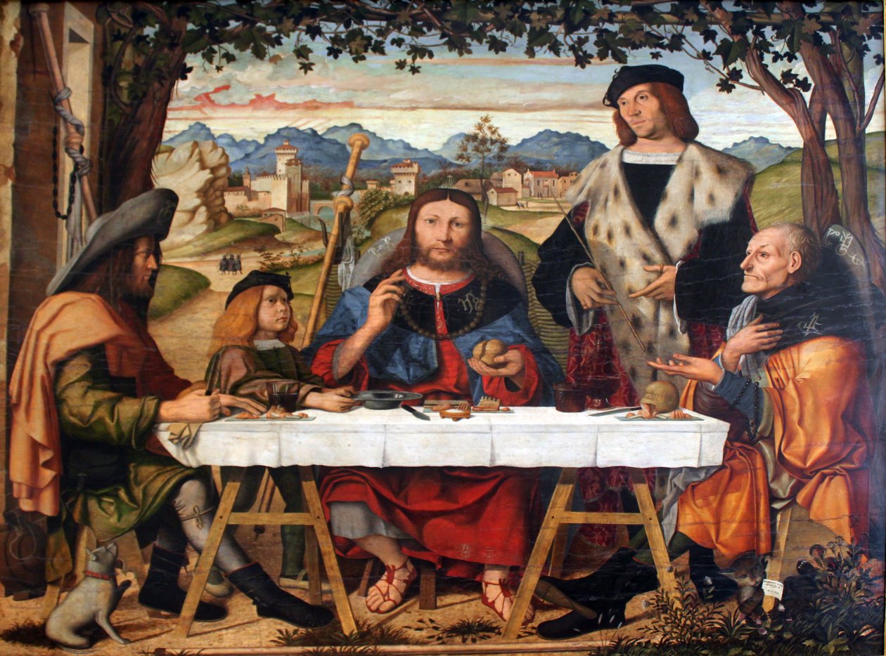 Kristus ved Emmaus af Marco Marziale