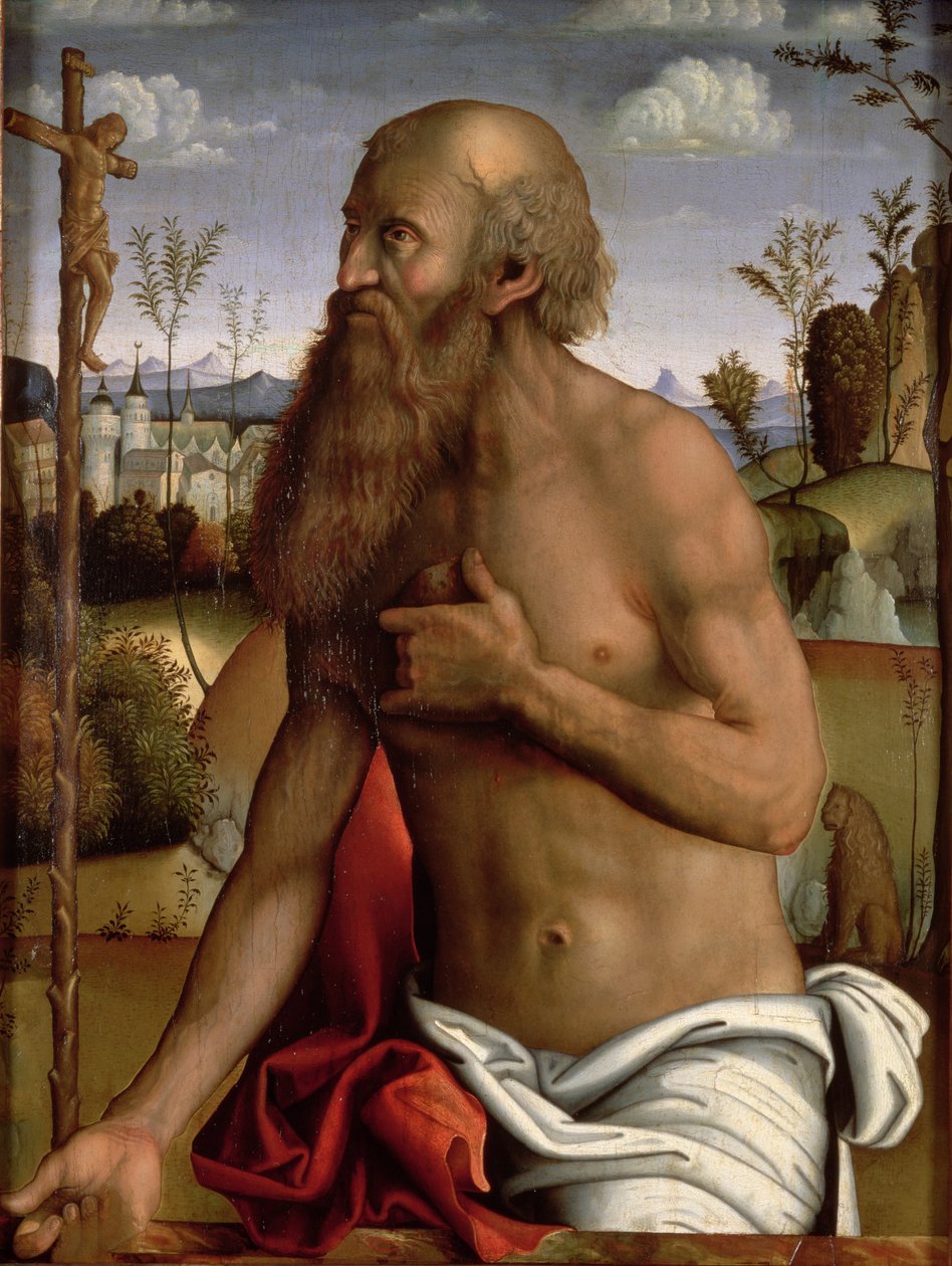 Sankt Hieronymus i bod af Marco Meloni
