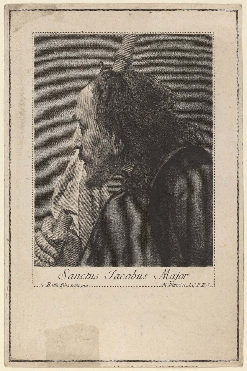 Sankt Jakob Major af Marco Alvise Pitteri after Giovanni Battista Piazzetta