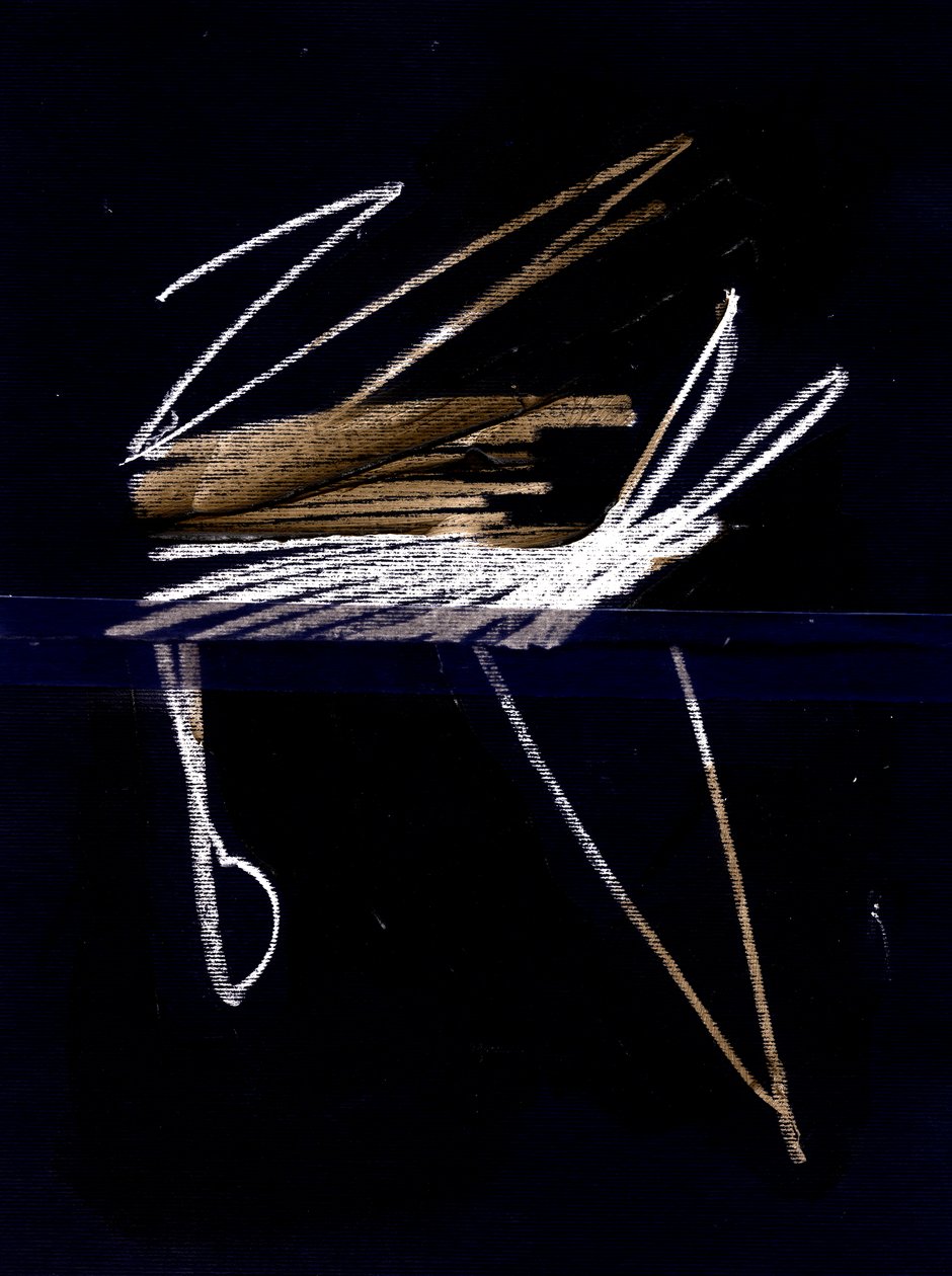 Due, 2018 (collage) af Marco Campedelli