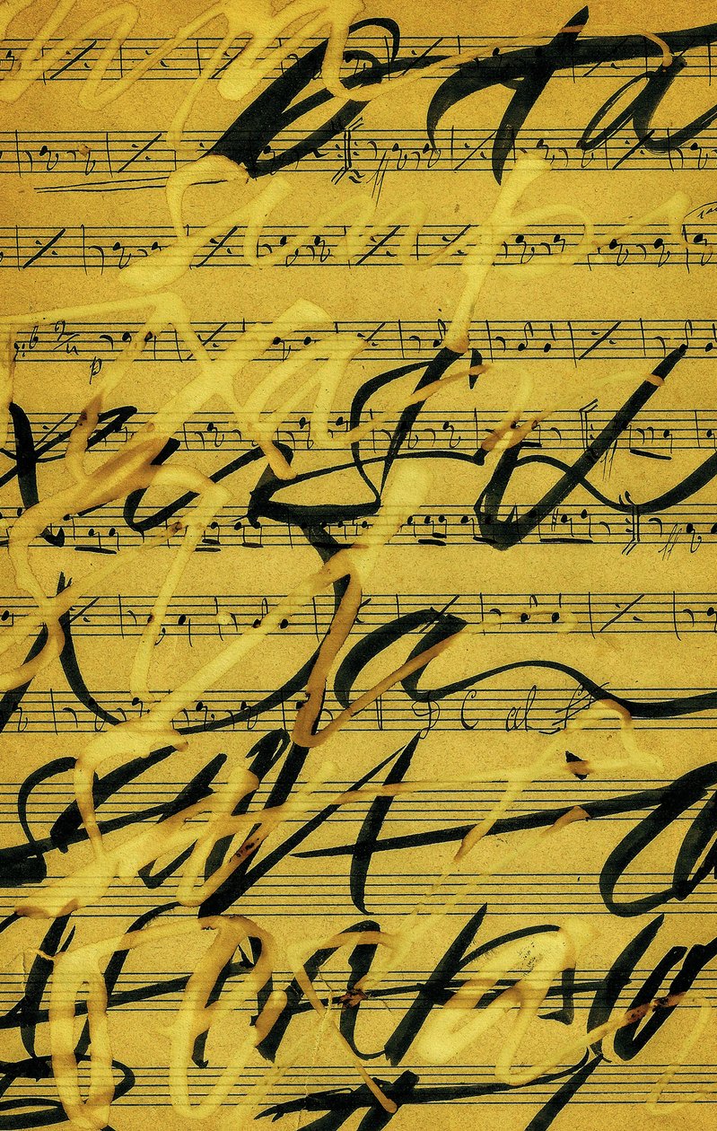 Musik, 2014 (blæk på papir) af Marco Campedelli