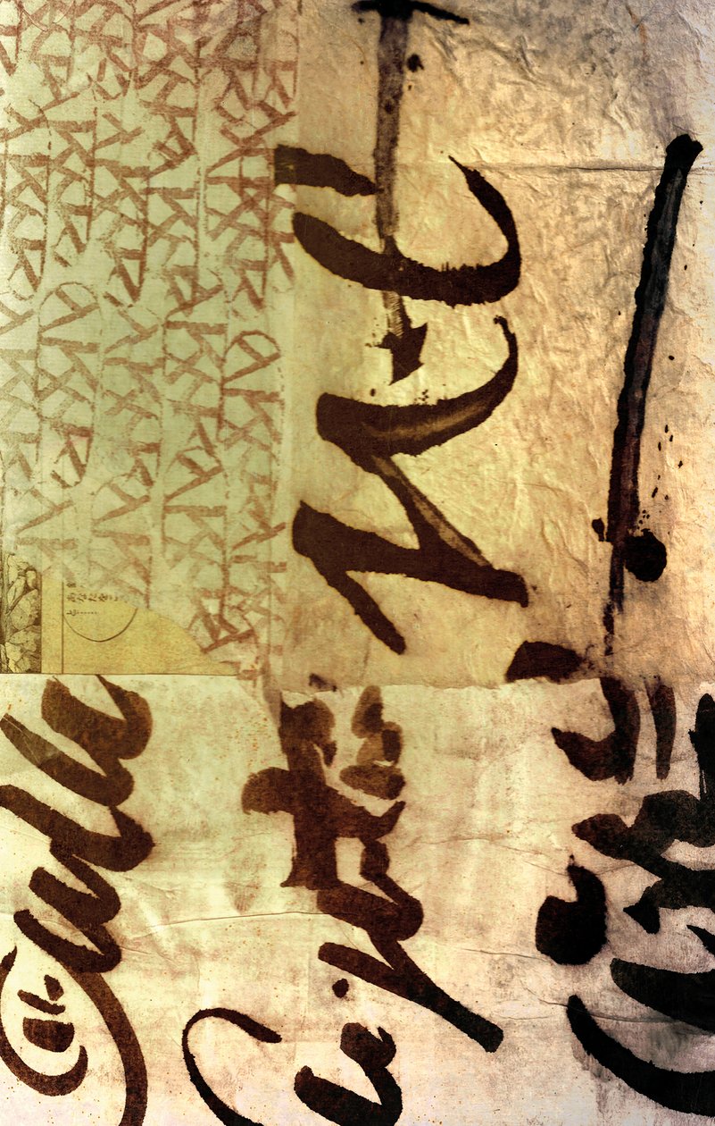 Uden titel, 2014 (collage på papir af Marco Campedelli