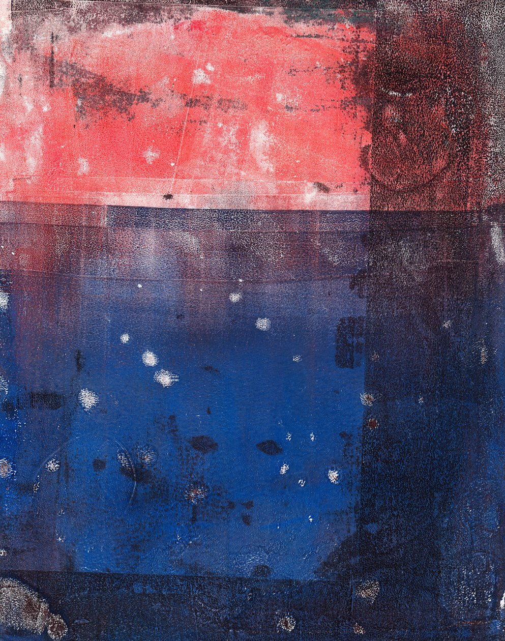 Uden titel 53, 2024 (monotypi) af Marco Campedelli