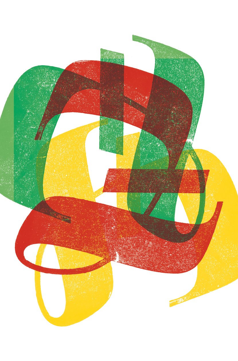 Z, 2014 (trætypetryk på papir) af Marco Campedelli