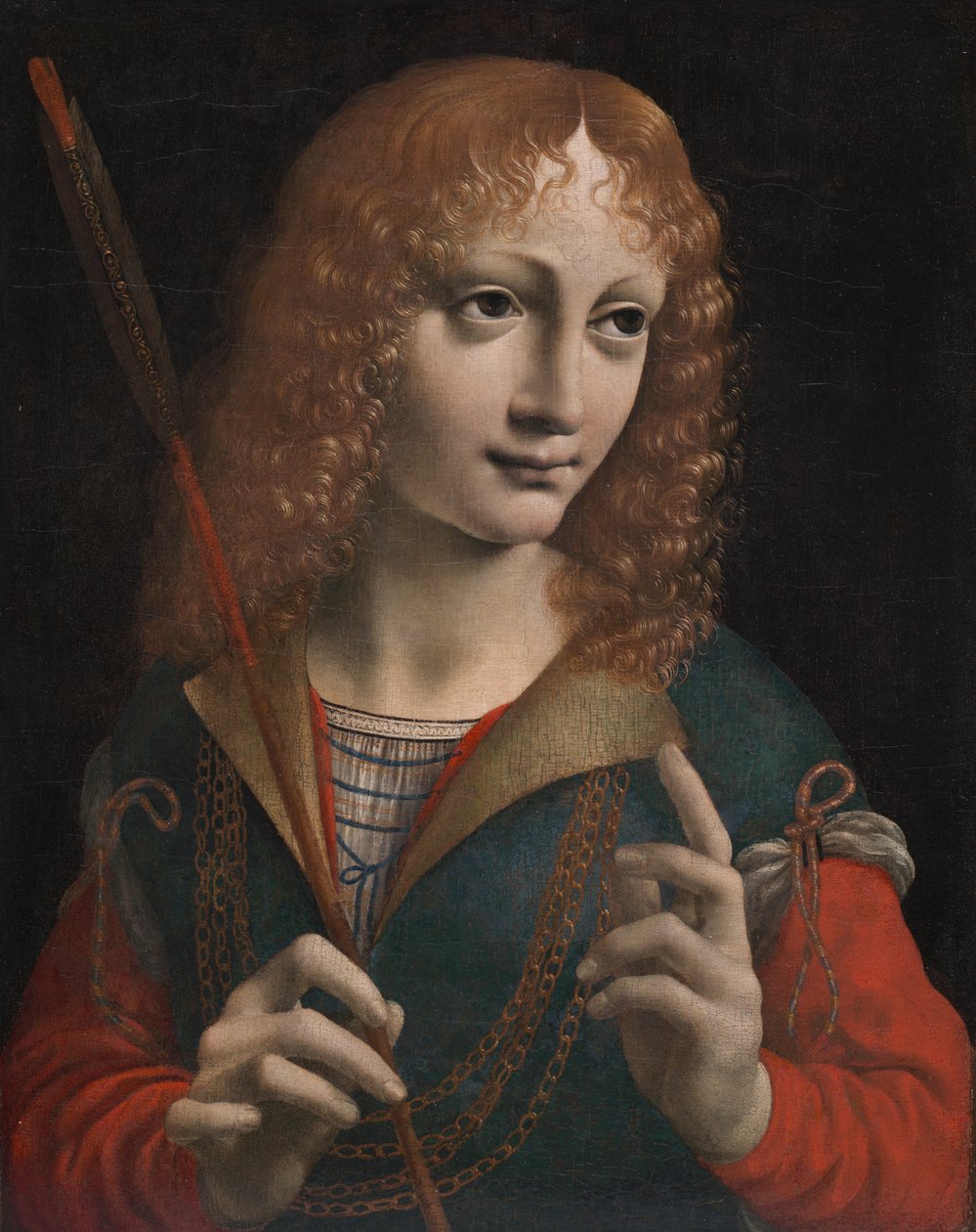Portræt af en ung mand som Sankt Sebastian, slutningen af 1480