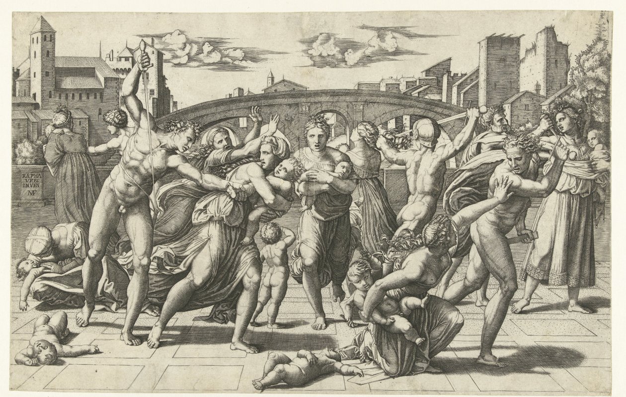 Barnemord i Betlehem af Marco Dente (possibly)