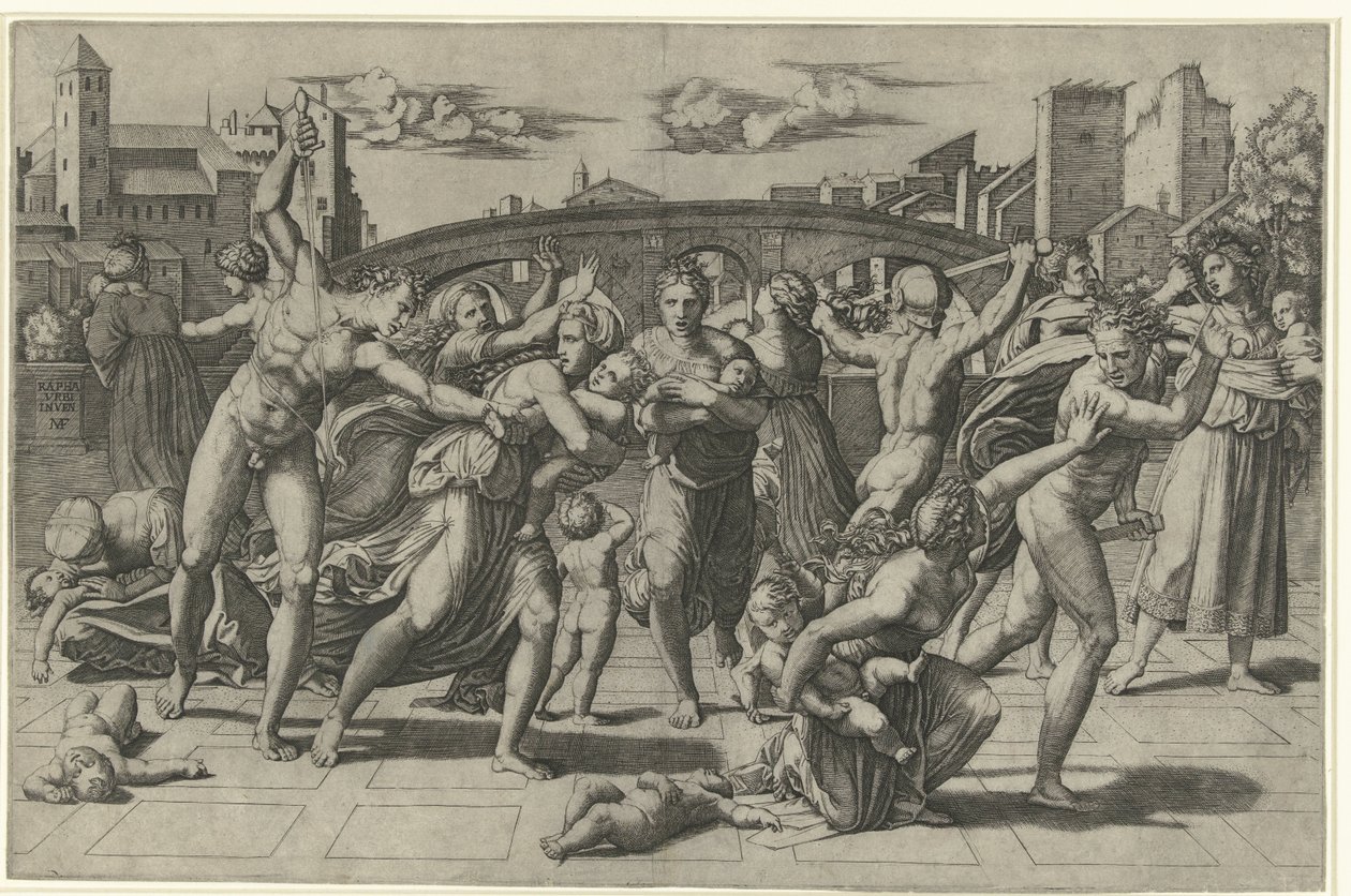Barnemord i Betlehem af Marco Dente (possibly)