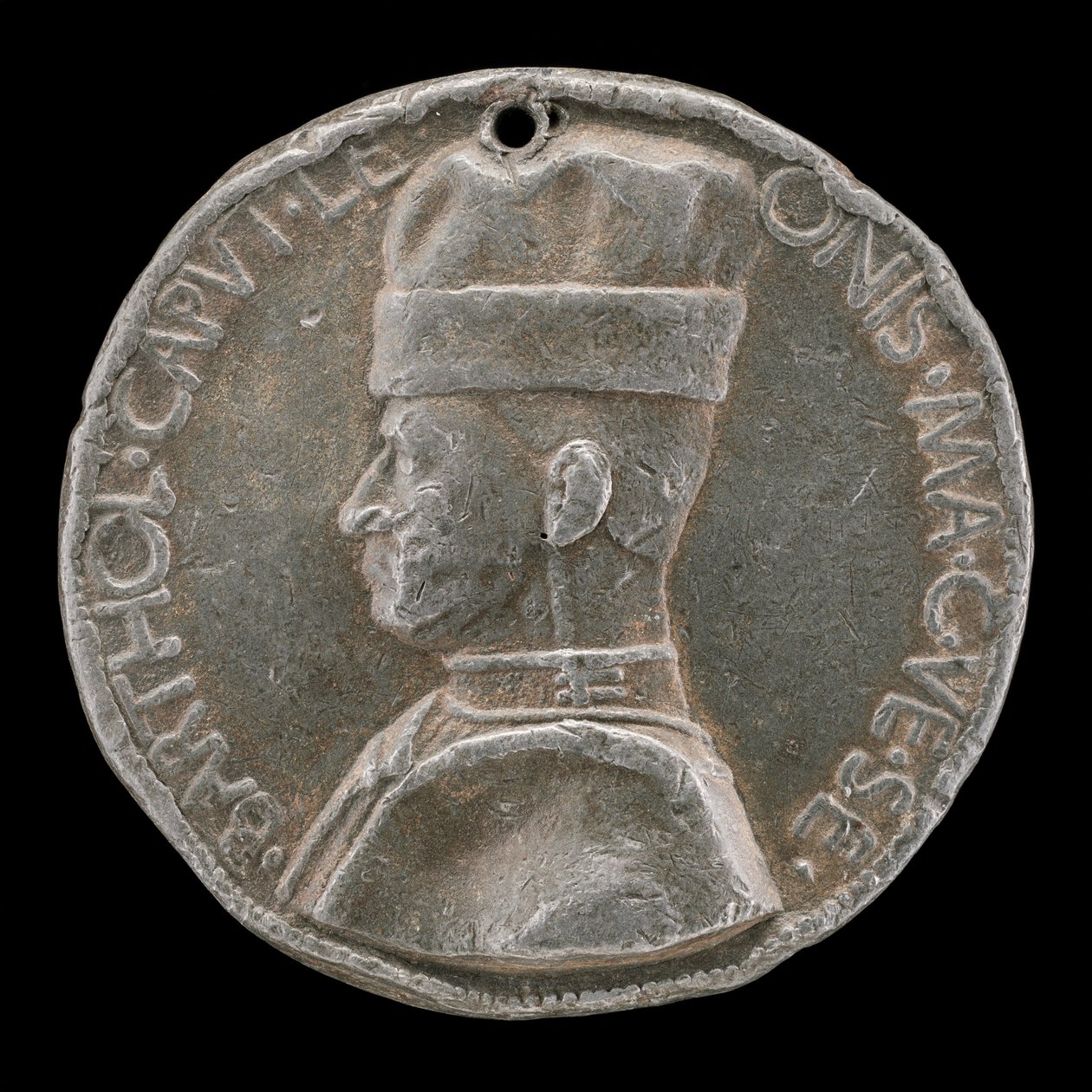 Bartolommeo Colleone af Bergamo, 1400-1475, Condottiere [forside], 1454 eller senere. af Marco Guidizani