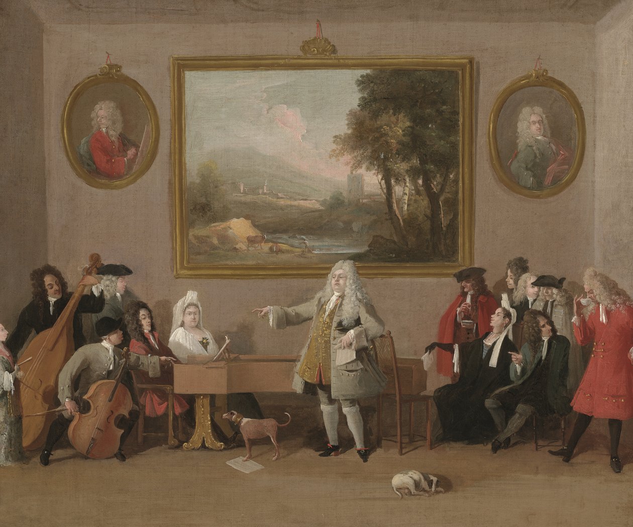 En operaprøve, før 1771 (olie på lærred) af Marco Ricci