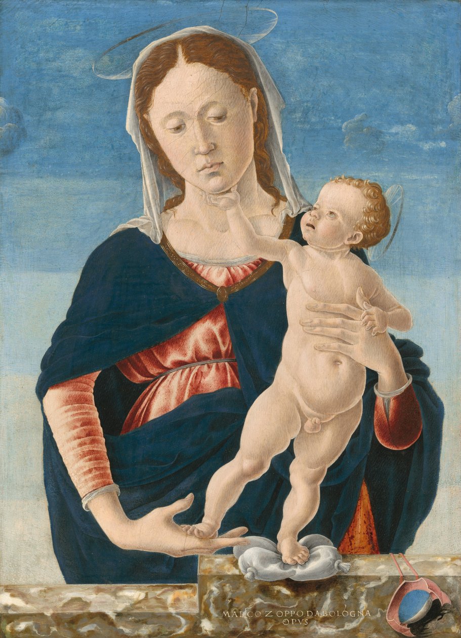 Madonna og barn, ca. 14671468 af Marco Zoppo