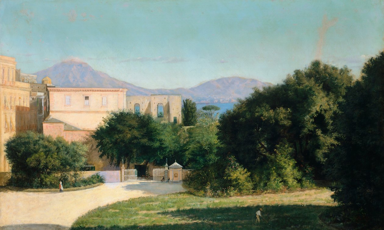 Porta Grande i skoven ved Capodimonte, af Marco De Gregorio (1829-1876) af Marco di Gregorio