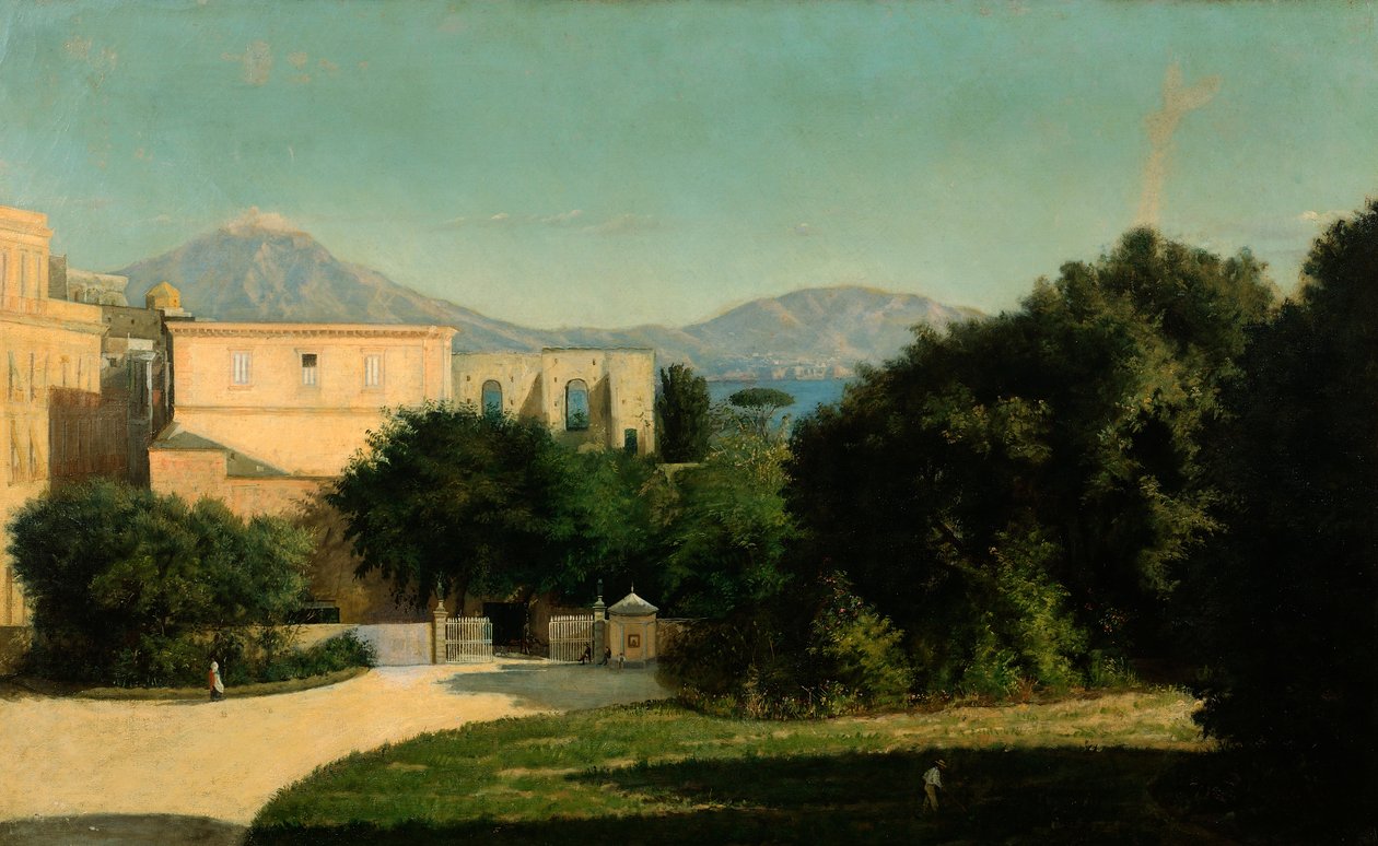 Udsigt over Porta Grande (olie på lærred) af Marco di Gregorio