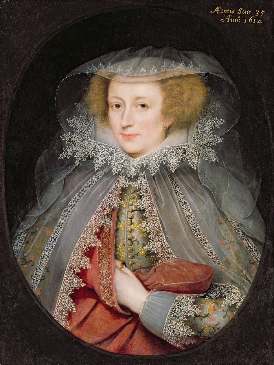 Catherine Killigrew, Lady Jermyn, 1614 af Marcus Gheeraerts