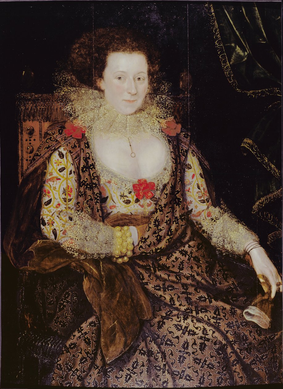 Portræt af en dame af Marcus Garret Gheeraerts the Younger