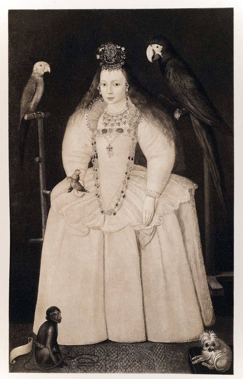 Arabella Stewart af Marcus Garret Gheeraerts the Younger