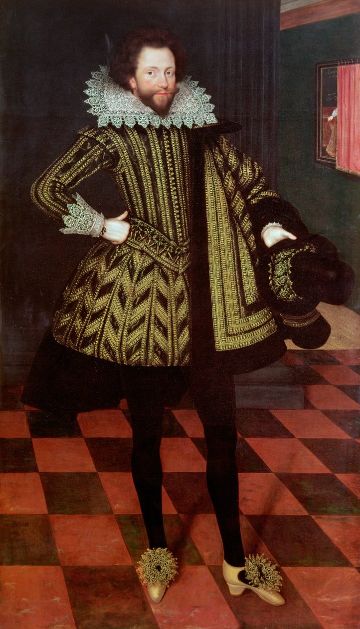 Sir John Kennedy fra Barn Elms, 1614 af Marcus Garret Gheeraerts the Younger