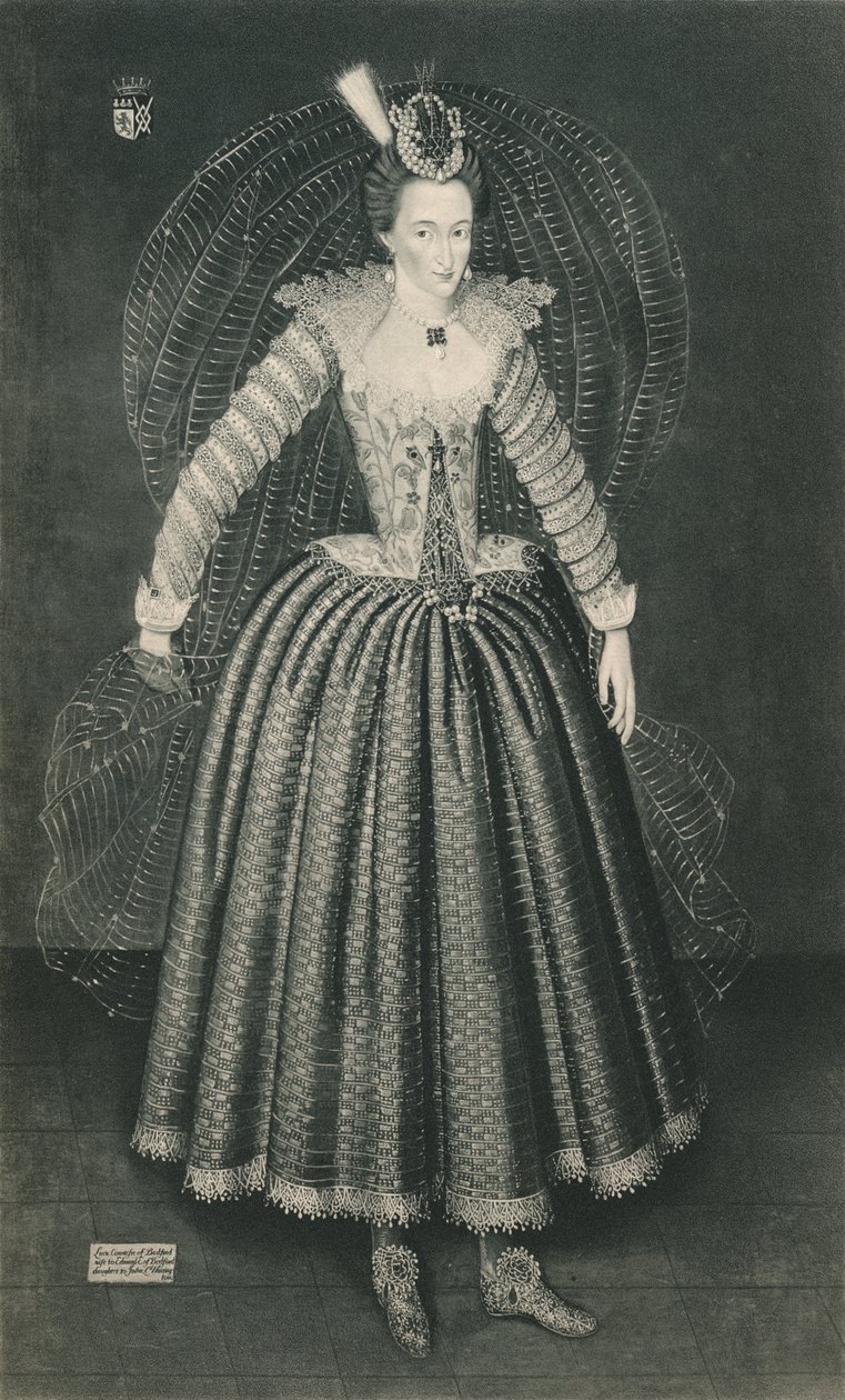 Lucy Harrington, grevinde af Bedford, c1500-tallet 1904 af Marcus Garret Gheeraerts the Younger