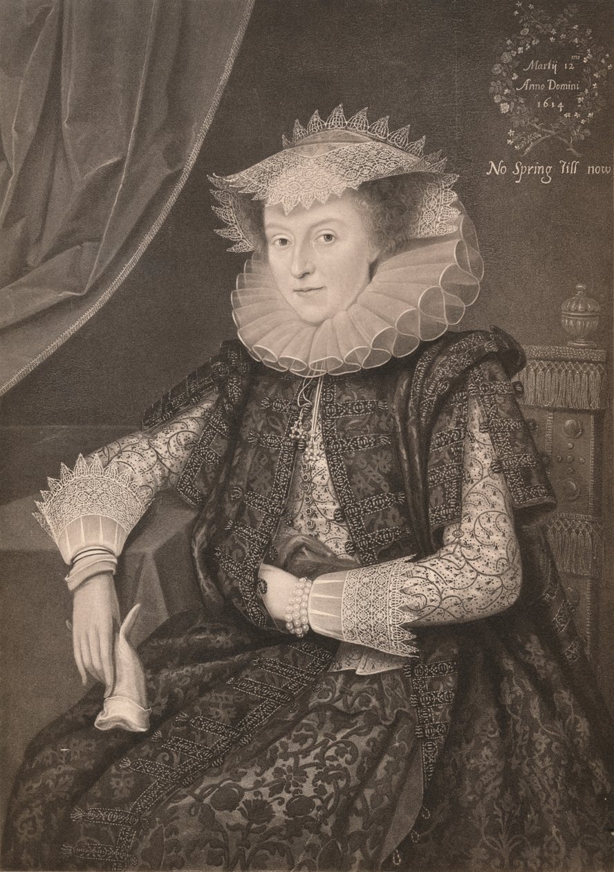 Mary Sidney, grevinde af Pembroke, 1614, 1904 af Marcus Garret Gheeraerts the Younger