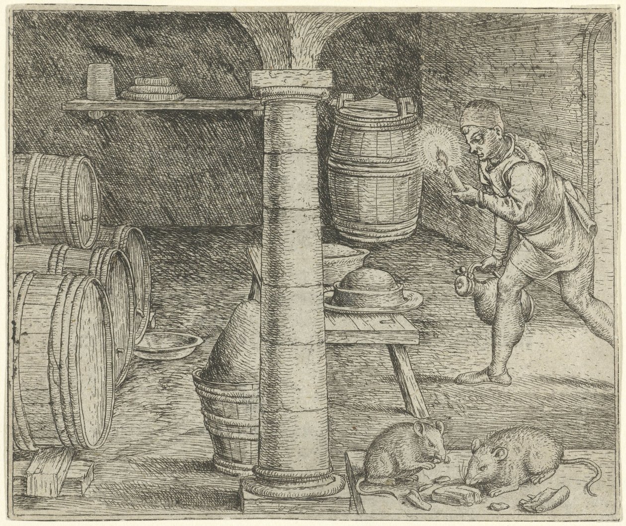 Fabel om de to mus af Marcus Gheeraerts (I)