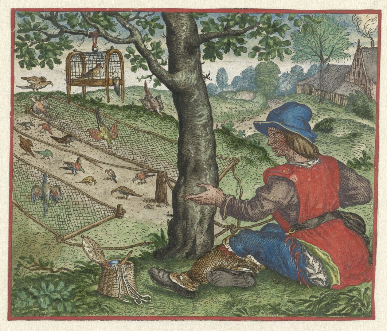 Fuglekiggerens fabel af Marcus Gheeraerts (I)