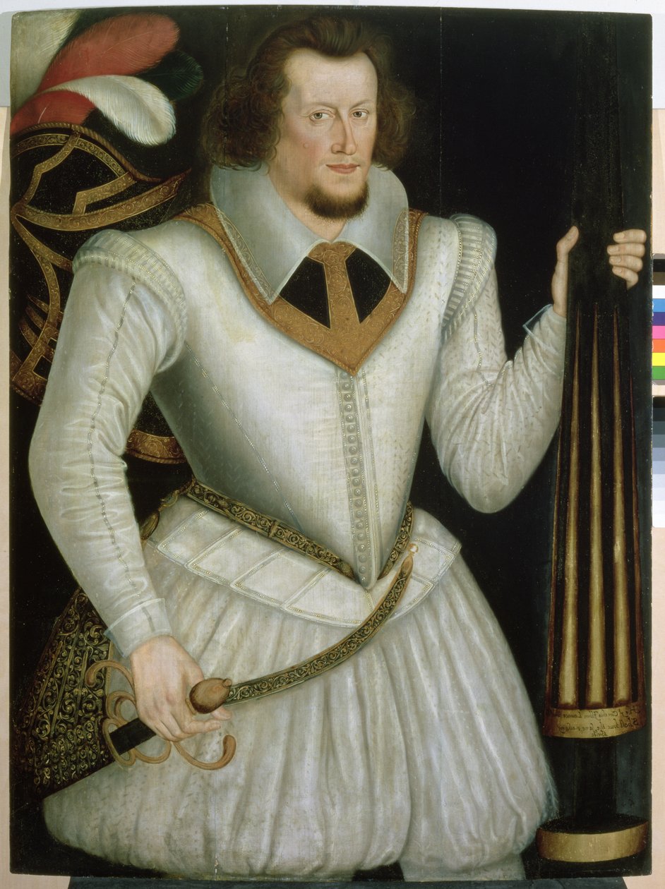 Portræt af Robert Devereux, 2. jarl af Essex af Marcus Gheeraerts
