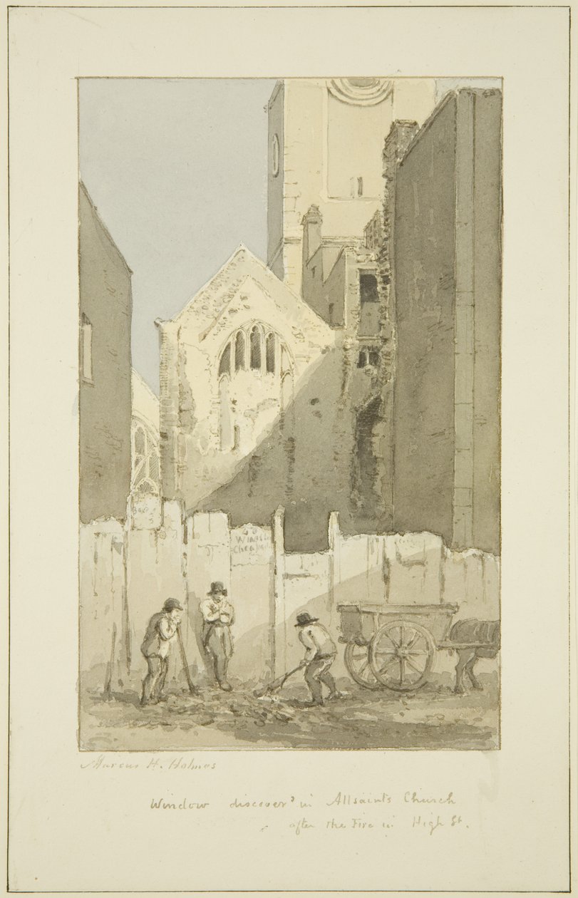 Discovery of East Window of All Saints