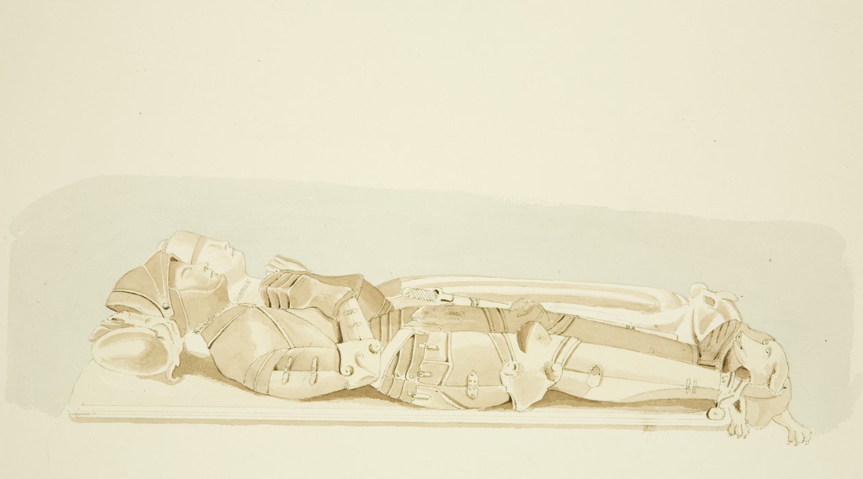 Billedbilleder af Sir Thomas og Lady Berkeley (blyant og akvarel på papir) af Marcus H. Homes