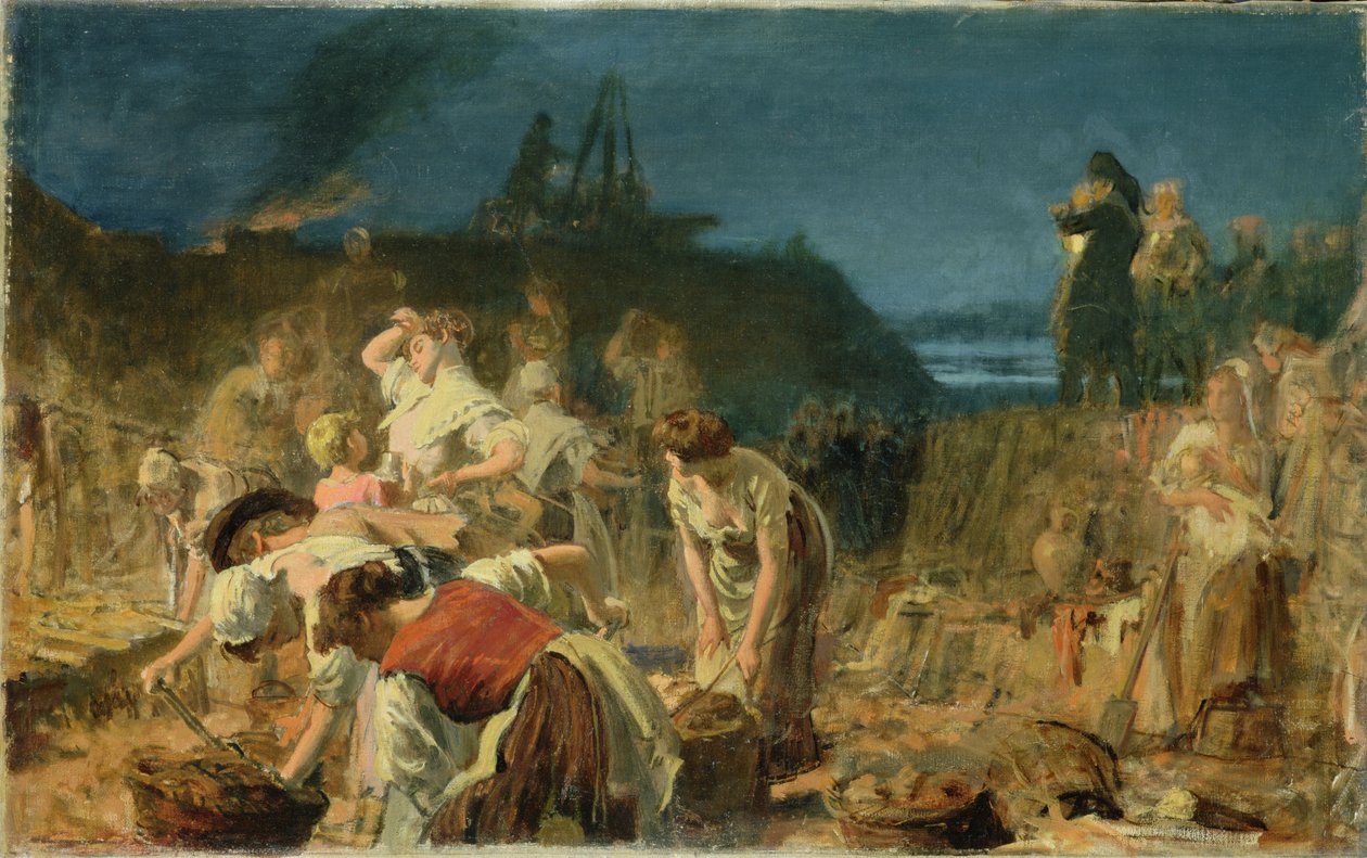 Belejring ved Drogheda, 1649, under borgerkrigen af Marcus Stone