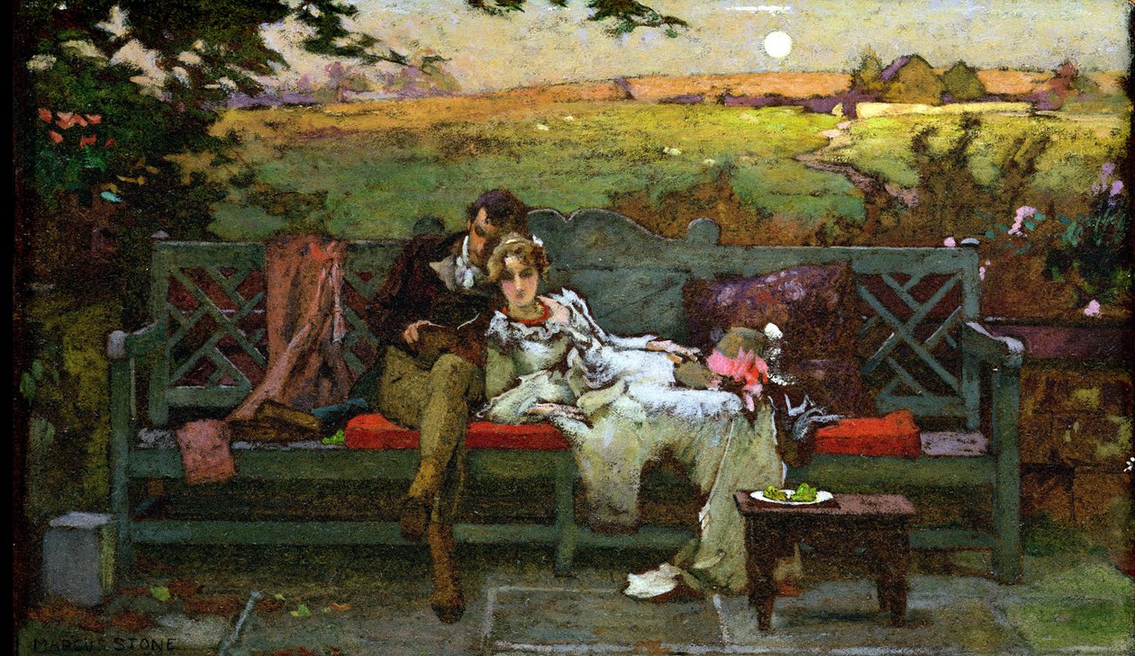Bryllupsrejsen af Marcus Stone