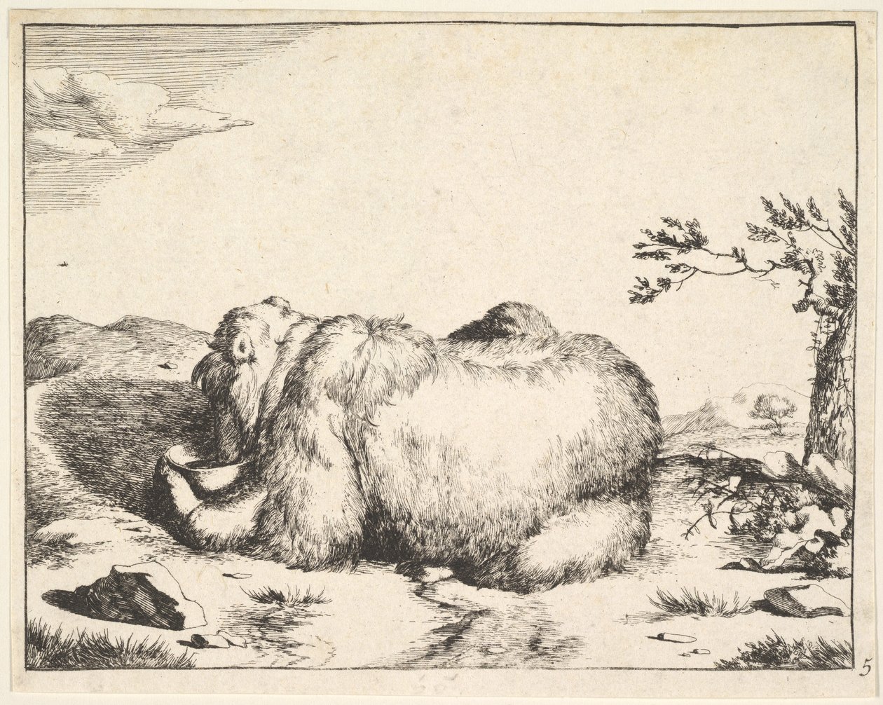 fra The Set of The Bears, ca. 1664. af Marcus de Bye