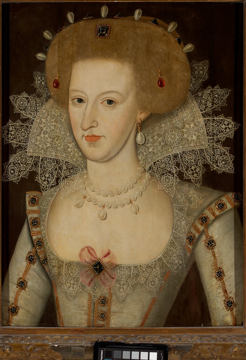 Anne af Danmark, dronning af Jakob I og VI (1574-1619) af Marcus the Younger (circle of) Gheeraerts