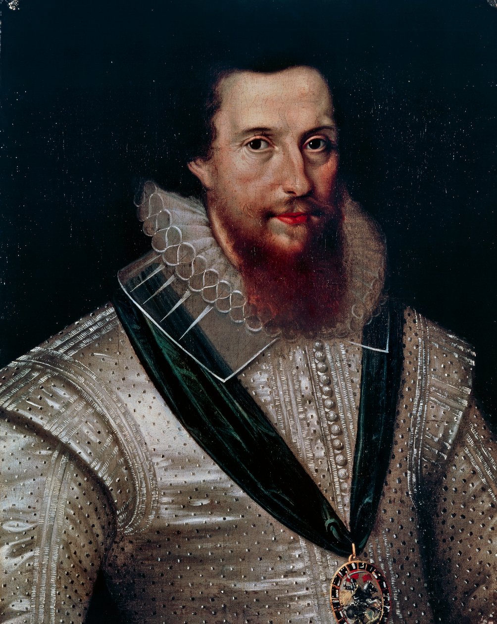 Portræt af Robert Devereux (1566-1601), jarl af Essex. af Marcus the Younger Gheeraerts