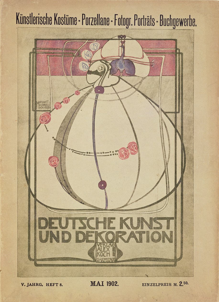 Tysk kunst og udsmykning, maj 1902 af Margaret MacDonald Mackintosh