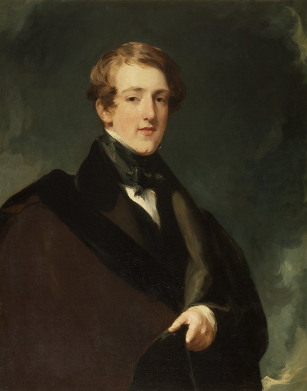 The 2nd Lord de Tabley in Academic Robes, 1832 af Margaret Sarah Carpenter