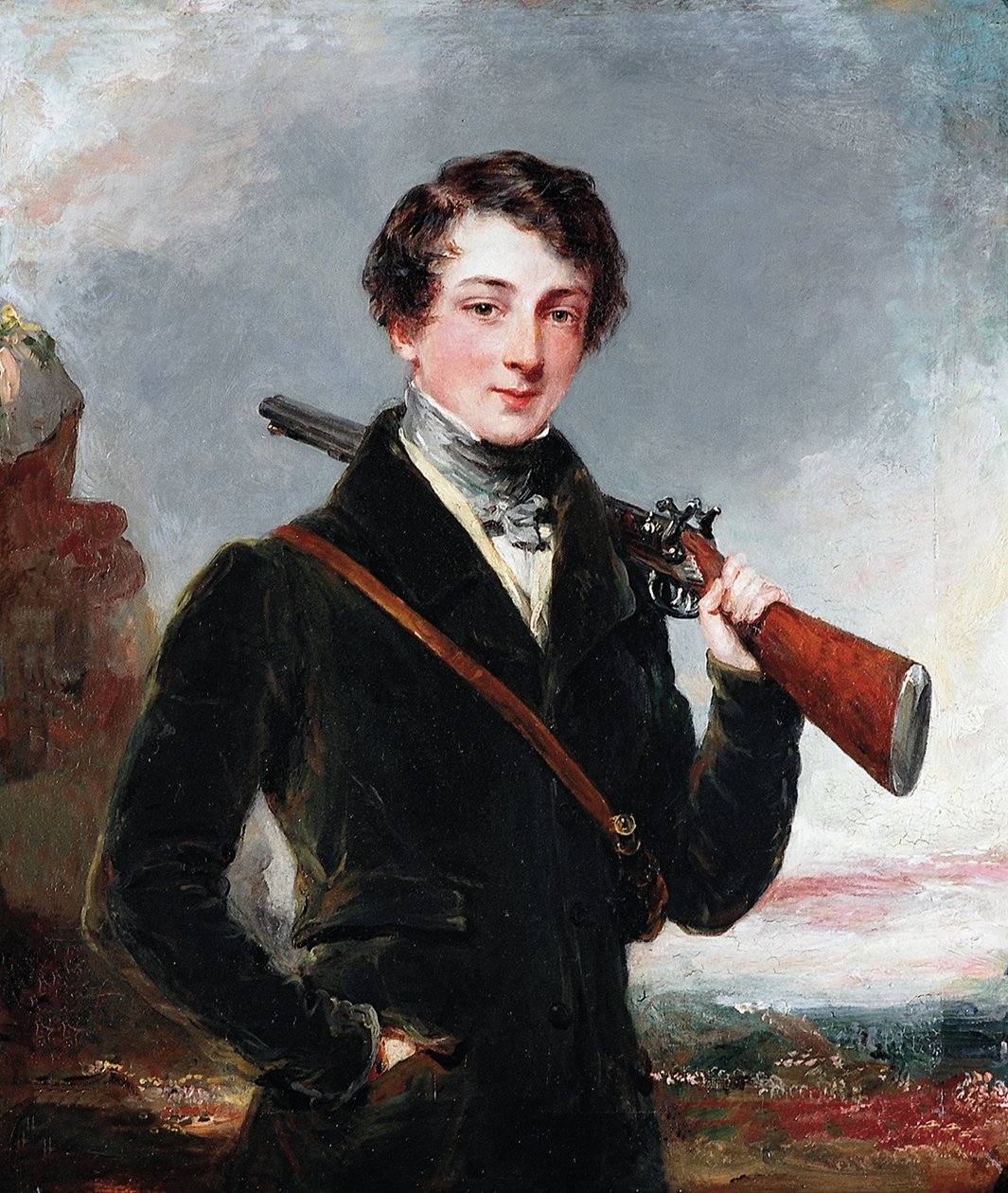 Lord John Manners, senere 7. hertug af Rutland, ca. 1835 af Margaret Sarah Carpenter