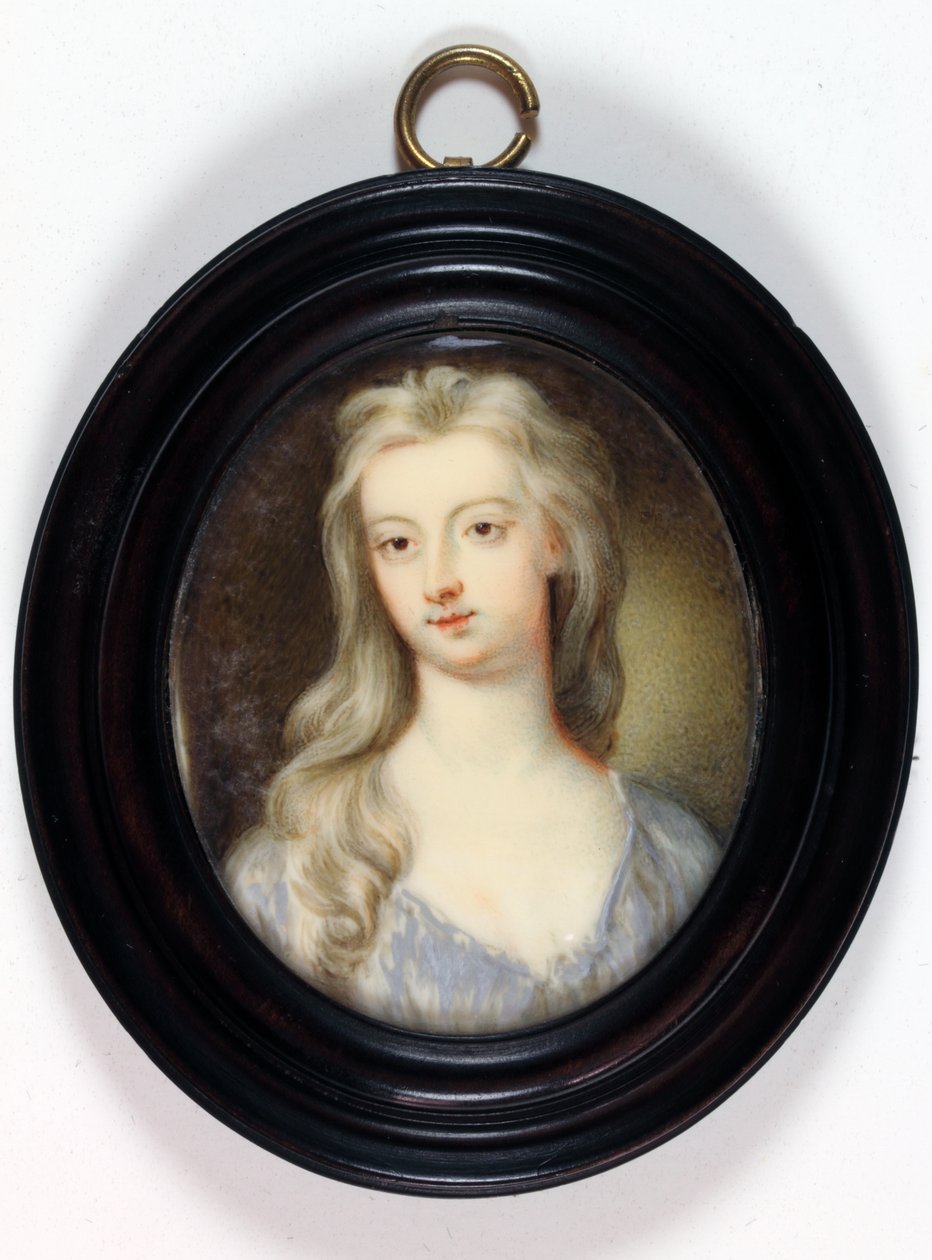 Lady Catherine (Katherine) Hyde, hertuginde af Queensberry (emalje) af Margaret  Smith