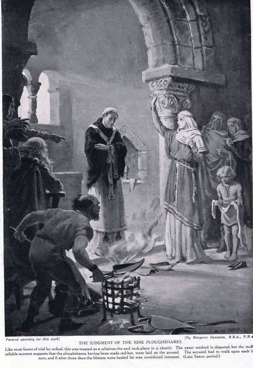 The Judgement of Nine Ploughshares, illustration fra 