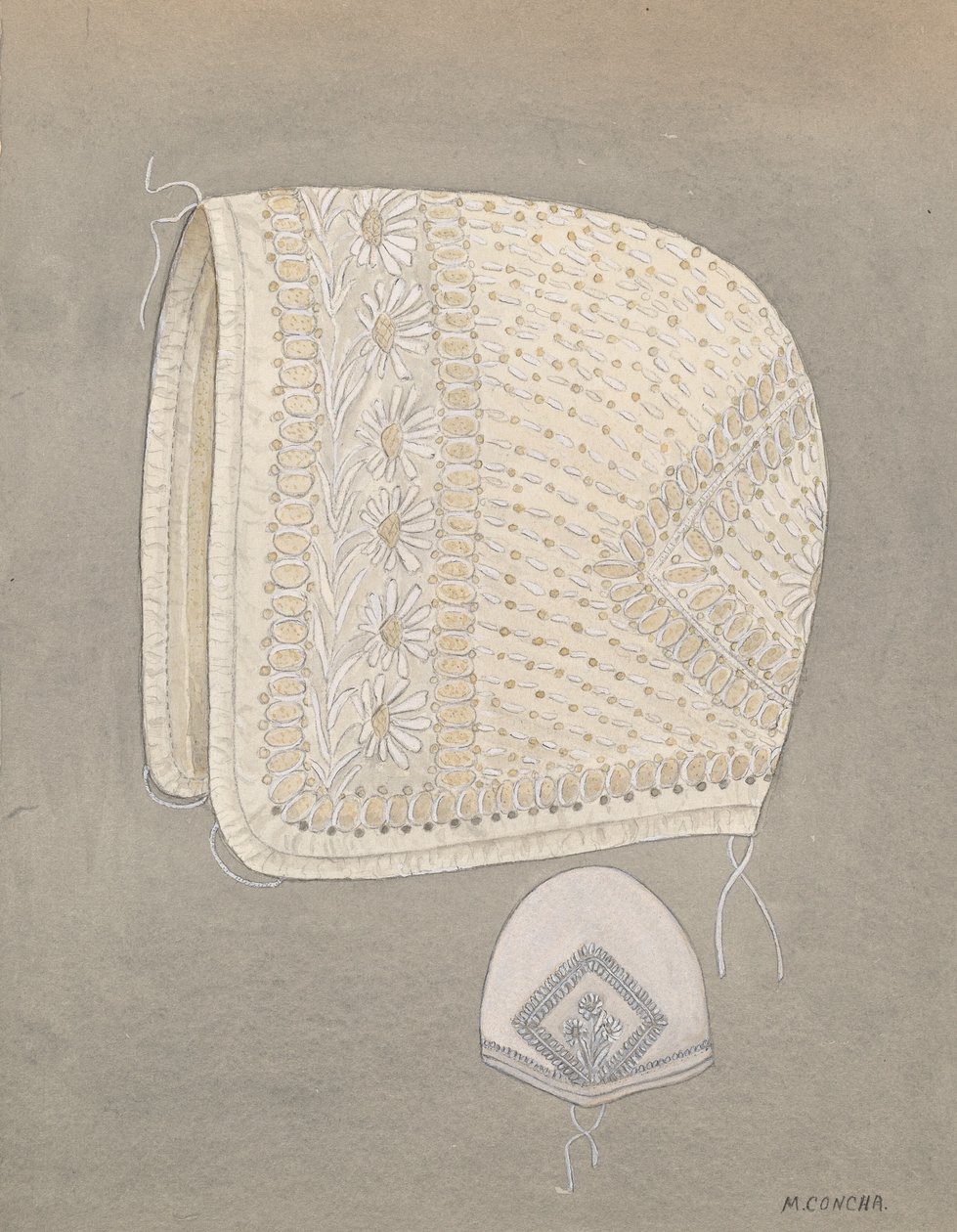 Babykasket, ca. 1937. af Margaret Concha