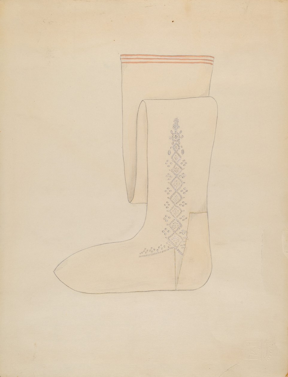 Strømper, c. 1936. af Margaret Concha