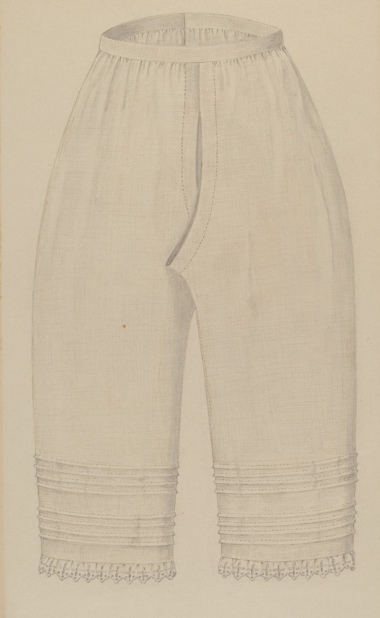 Kvindeskuffer, ca. 1937. af Margaret Concha