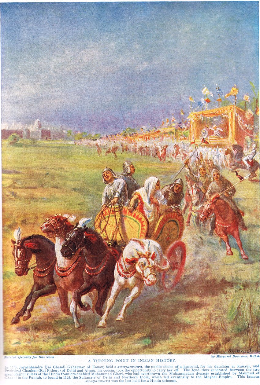 A Turning Point in Indian History, illustration fra 