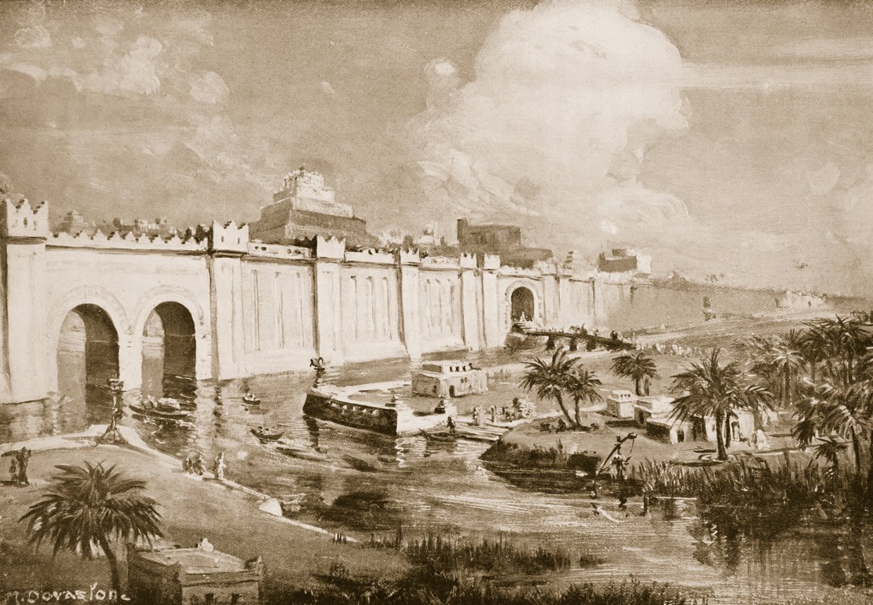 Babylon Restored, illustration fra 