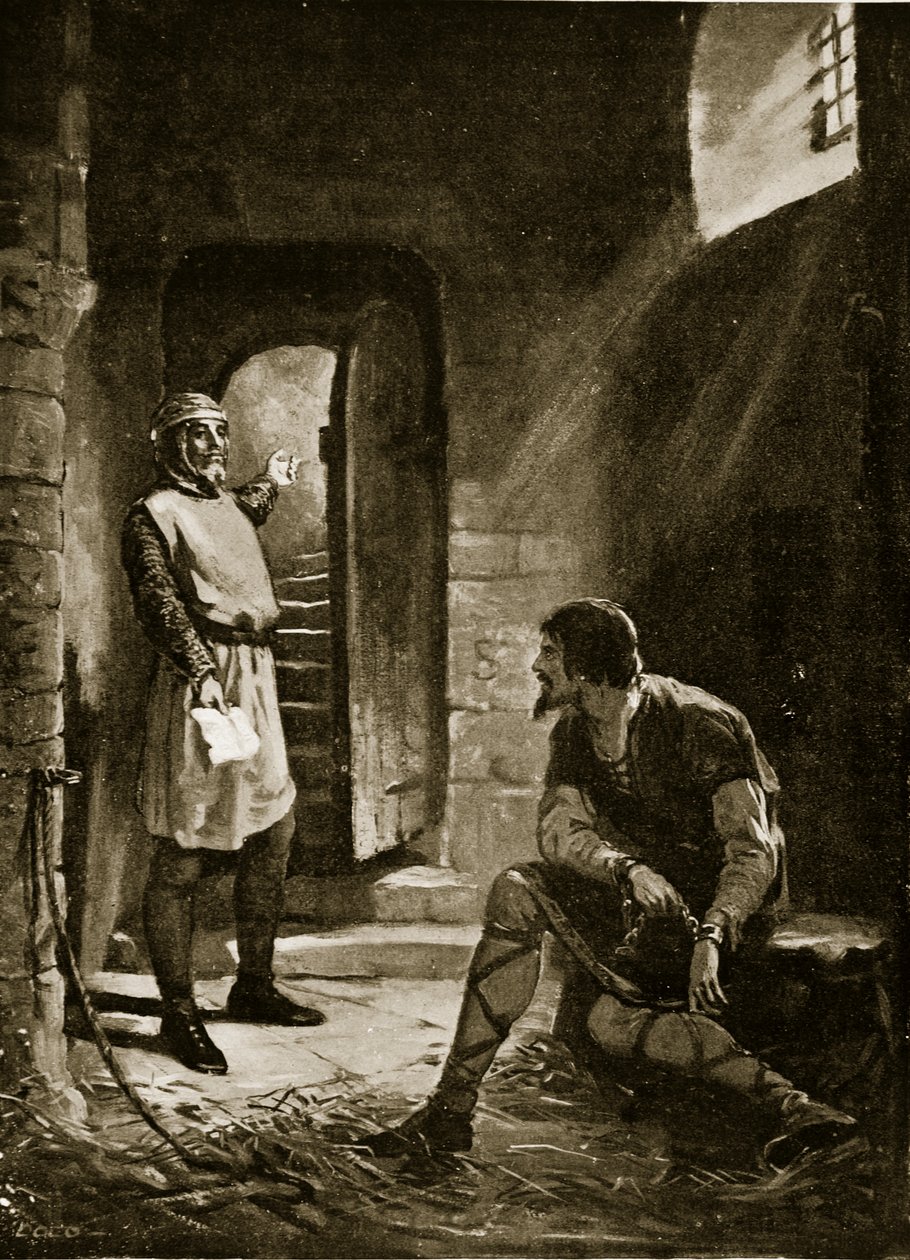 Stephen modtager ordren om sin løsladelse, illustration fra 