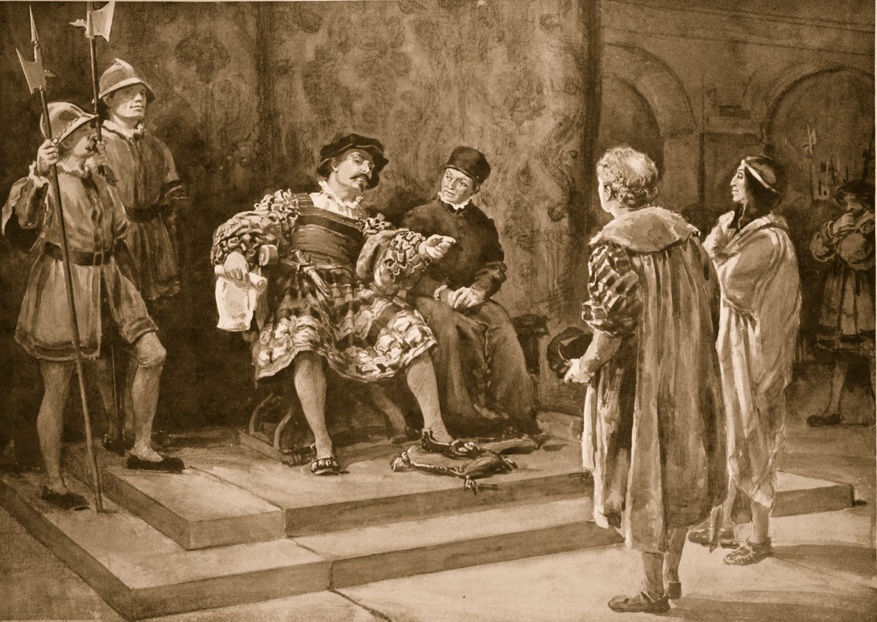 Thome de Sousa, Brasiliens første generalguvernør (litografi) af Margaret Dovaston