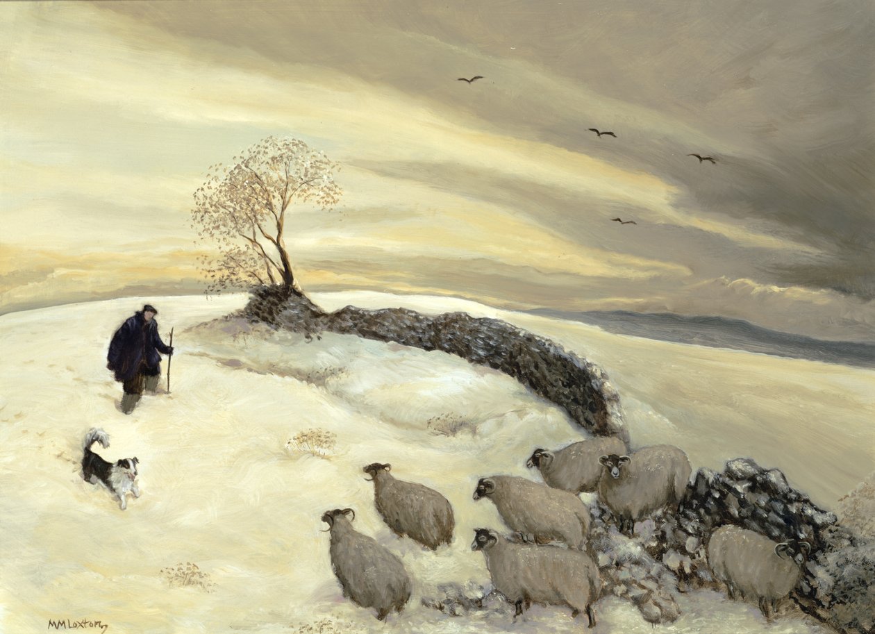 Dyster vinterdag af Margaret Loxton